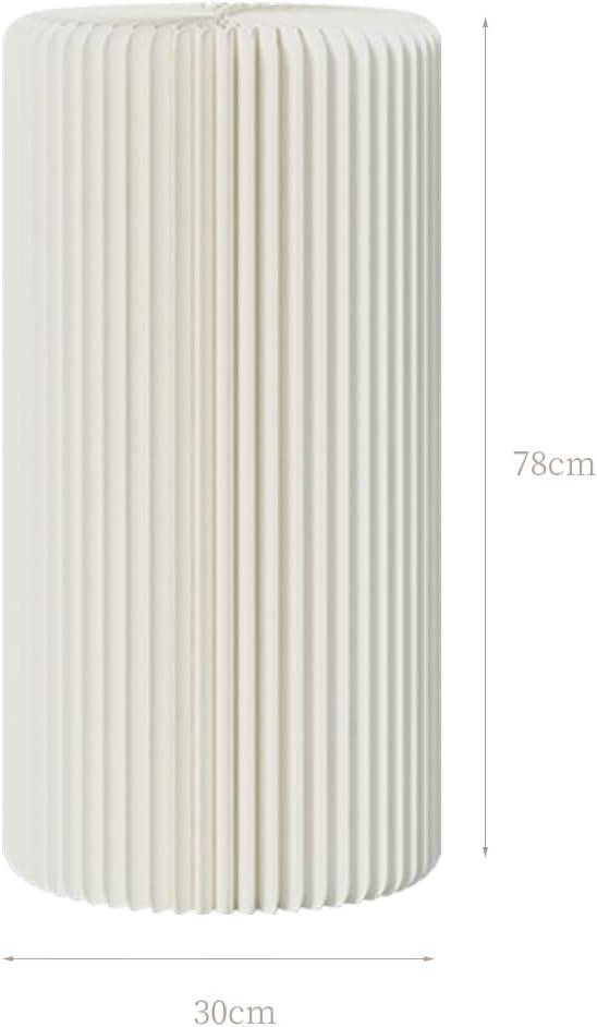 Cylinder Stands for Party,White Paper Display Stand,Reusable,Waterproof and Foldable Cylindrical Pedestal,Suitable for Event Scenes such as Parties and home Decoration,Bearing 660 Pounds