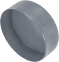 uxcell 4pcs Rubber End Caps 160mm(6 5/16 Inch) ID x 80mm(3 1/8 Inch) H Vinyl Round End Cap Cover Screw Thread Protectors Light Gray