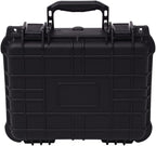 PP Portable Flight Case, Lockable Tool Box for Transportation Travelling, Protective Equipment Case, 13.8"x11.6"x5.9", -287