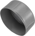 uxcell 4pcs Rubber End Caps 110mm ID Vinyl Round End Cap Cover Screw Thread Protectors Dark Grey, 50mm Height