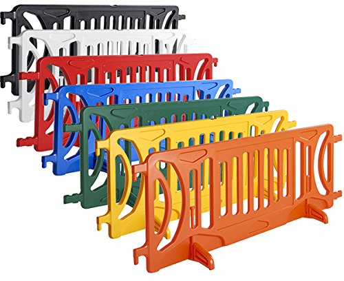 Billboard Barricade 42x96 Plastic Pedestrian Barricade- Red