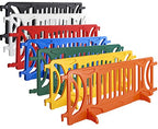 Billboard Barricade 42x96 Plastic Pedestrian Barricade- Blue