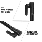 10pcs Wind-Resistant Plastic Beach Tent Stakes for Sand Camping Ground Anchors Outdoor Rug Pegs for Gardening Hiking and Tarp Stabilization