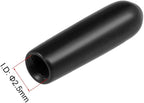 uxcell 20pcs Rubber End Caps 2.5mm ID Vinyl Round Tube Bolt Cap Cover Thread Protectors Black
