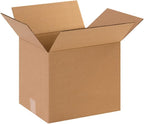 Secure Seal - 9x7x7 Pack of 100 Corrugated Cardboard Packing Shipping Mailing Moving Carton Boxes