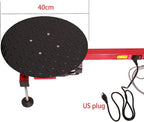Electric Stretch Film Wrapping Bench, Semi-auto Table Stretch Film Dispenser Wrapping Machine for Film Width Within 27.5" (70cm)