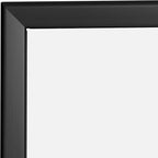 SnapeZo 23.4 x 33.1 (A1 Euro Size) Black Poster Frame, Front-Loading, Wall Mount, Aluminum 1.25" Profile, Professional Series