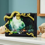 Hand-Crafted Resin Snake Picture Frame - 5x7 Inch Mother & Baby Snake Design, Unique Home Decor Wall Art, Wildlife Figurine Display