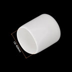 uxcell 5pcs Rubber End Caps 29mm ID Vinyl Round Tube Bolt Cap Cover Screw Thread Protectors White
