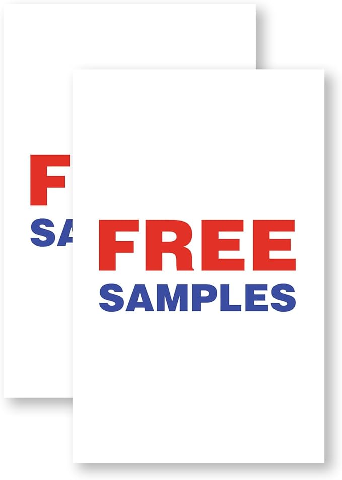 Free Samples 24" x 36" Double Sided A-Frame Sidewalk Sign Includes 2 Installed Decal Foldable Portable White Signicade Sandwich Board Retail Promotions Customer Incentives Business Signage Made in USA