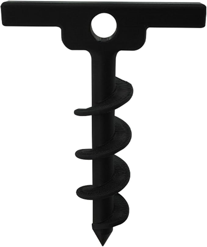 Rustproof Garden Screw Anchors with Spirals Corrosions Ground Stakes for Landscape Backpacking Playgrounds Canopies Greenhouses Screw Stakes
