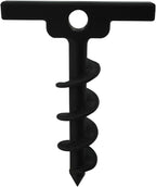 Rustproof Garden Screw Anchors with Spirals Corrosions Ground Stakes for Landscape Backpacking Playgrounds Canopies Greenhouses Screw Stakes