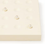 Oirlv Microfiber Diamonds Gemstones Jewelry Display Organize Tray Crystal Beads Holder for Stones Display Organizer Showcase(Beige)