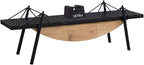 1 Tier Boat-Shaped Bookshelf, Stylish Bookcase with Drawer 70.9" Long Bookshelves for Storage Display Decor Easy Assembly Bookcase Furniture for Bedroom, Living Room and Home Office