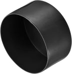 uxcell 4pcs Rubber End Caps 3 3/4"(95mm) ID Vinyl Round End Cap Cover Screw Thread Protectors Black, 50mm Height