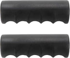 2Pcs Rubber Handle Cover Wheelbarrow Rubber Non-Slip Ergonomic Weatherproof Round Handle Grip Covers For Garden Carts(118 x 28mm)