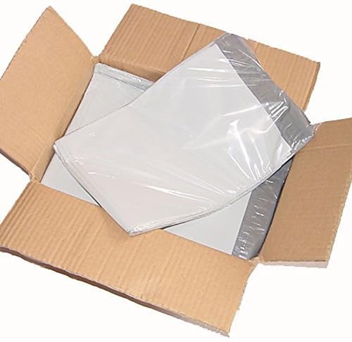 iMBAPrice (500-Pack) Poly Mailers 12x15.5 Inch Mid Size #5 White Color Poly Mailing Shipping Envelopes Bags, Self Seal Adhesive Waterproof and Tear Proof (Total 500 Bags)