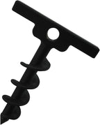 Rustproof Garden Screw Anchors with Spirals Corrosions Ground Stakes for Landscape Backpacking Playgrounds Canopies Greenhouses Screw Stakes