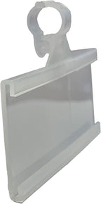 Hanging C-Channel Ticket Holder for Wire Store Fixtures | 3" W X 1.25" H | 200 Count