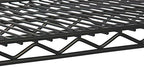 Omega 3 Tier Heavy Duty Rolling Utility Carts with Wheels and Handle Bar, NSF Certified 1200LBS, Commercial Serving Storage Cart for Warehouse Garage Kitchen, 18" Deep x 30" Wide x 39" High, Black