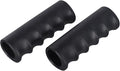2Pcs Wheelbarrow Handle Covers 22-30mm Rubber Grip Sleeves Non Slip Garden Cart Handles Shock Absorption Black(118 x 29mm)
