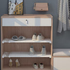 Closet Shelf Dividers Expandable Wardrobe Organizer System Tension Rod Adjustable Storage Rack Hanger Separators 9.45'' Width for Bedroom Bathroom Kitchen Bookshelf Office - White