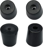uxcell 4pcs Rubber Feet Bumper Buffer Feet Furniture Table Desk Cabinet Leg Pads Anti-slip with Metal Washer, D49x40xH50mm