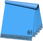 POLYSELLS 100 pcs 10x13 Inches Blue Poly Mailers Shipping Envelopes, Strong Adhesive Sealing, Waterproof, and Tear-resistant Postal Mailing Bags for Clothing, Books, and Accessories