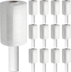 Shrink Wrap Roll for Moving | Stretch Wrap for Packing | Heavy Duty 12 Pack | 5" x 1000' FT - 80 Gauge Thick | Ideal for Furniture, Pallets | Clear