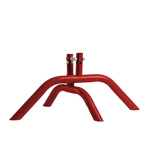 Angry Bull Barricades Metal Interlocking Steel Barricade (8.5 Ft. Heavy Duty, Bridge Feet, Red Powder Coated, Set of 20)