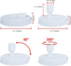 Wireless LED Spotlight, Battery Operated Picture Lights, Indoor Uplight, Puck Lights with Remote, Spot Light for Wall Art Display Dartboard Painting Accent Artwork Closet-2Pack