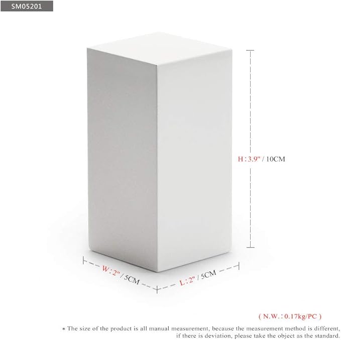 Oirlv Solid Wood Minimalism Style Jewelry Display Stand Showcase Jewelry Organizer Square Holder (SM05201)