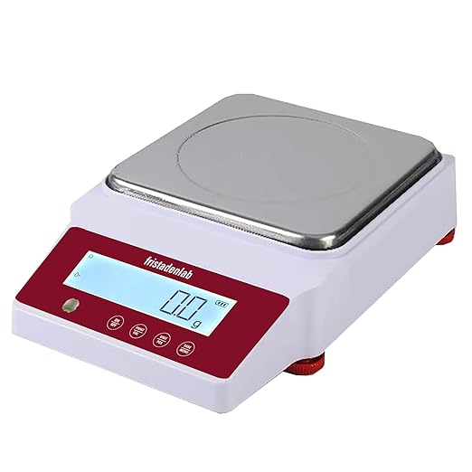 Fristaden Lab Digital Balance - USA Company - 3000g Capacity with Genuine 0.01g Precision, Analytical Scale Ideal for Scientific Research, Home Labs & Academic Use