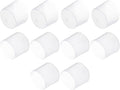 uxcell 10pcs Rubber End Caps 32mm(1.3") ID Vinyl Round End Cap Cover Screw Thread Protectors Clear
