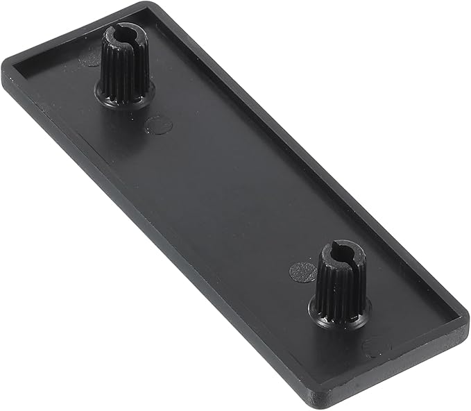 uxcell 10Pcs Extruded End Cap Nylon, 20x60mm T-Slot Aluminum Profile 2060 European Standard End Cap Extrusion Plug for Trolley, Fish Tank Rack, Storage Rack, Black
