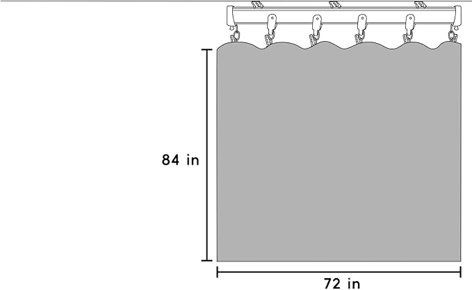 Room Divider Blackout Curtains Flexible Sliding Tracks Sets Ceiling Mounted Rod Window Curtain Privacy Separation for Bedroom Living Rooms,1 Panel Black Drape and Black Track Set-W72xH84 in