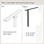 Handrails for Outdoor Steps,1-4 Step Stair Handrail & Indoor Stair Railing Kit，Black Railings for Outdoor Steps and Hand Rails for Seniors for Porch（4 Step）