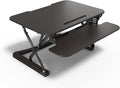 Union & Scale Staples Flexfit 35-inch Adjustable Desk Riser, Black, 2/Pack (UN50710-CCVS)