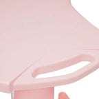 Pink Beauty Salon Trolley Cart with Silent Wheels,Mobile Aluminum and ABS Rolling Salon Cart Tattoo Table Work Station with Tray