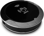 WiFi Access Control 400lb Holding Force Electic Magnetic Door Lock System Kit with Remote and Smartphone app Control, paired with Wireless Metal Touchless Round Switch (Metal Touchless Round Switch)