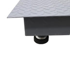 1-5T Industrial Floor Scale Heavy Duty Pallet Scales(4.92ft*4.92ft) Pallet Floor Scale with Smart Digital Indicator for Warehouse Shipping, Commercial Weighing 100-240V
