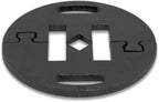 Vispronet Commercial-Grade Canopy Weight Plates 44lb - Set of 2 Steel Base Plates for Pop Up Canopy Tents