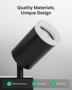 Bojim Plug in Ceiling Track Lighting with 14.3ft Power Cord for Kitchen, Dimmable LED Spotlight Wall Mounted for Sala, Black 3 Lights Fixture Removable Cup for Bedroom Farmhouse Studio, GU10 No Bulb