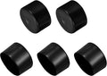 uxcell 5pcs Rubber End Caps 3 3/8"(85mm) ID Vinyl PVC Round Tube Bolt Cap Cover Screw Thread Protectors Black
