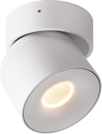 Aisilan Dimmable Ceiling Spotlight, Modern LED Wired Spotlight Indoor,15W Spot Light 350° Directional Lighting, Wall Spot Lights for Picture Panting Living Room Bedroom, 3000K CRI 97, White