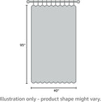 Vision Home Pink Pinch Pleated Semi Sheer Curtains for Girls Bedroom Living Room Textured Light Filtering Window Curtains 95 inch Rayon Blended Pinch Pleat Pink Drapes with Hooks 2 Panels 40" Wx95 L
