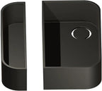 Door Sensor Cover Compatible with Ring (Color Matching), Snap-On Design for Ring 1st/2nd Gen Sensors, Strong Protective to Hide White Sensor, Upgrade Home Security Aesthetics - Black