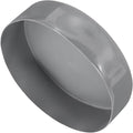 uxcell 4pcs Rubber End Caps 200mm ID Vinyl Round End Cap Cover Screw Thread Protectors Light Gray, 50mm Height