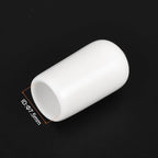 uxcell 20pcs Rubber End Caps 7.5mm ID Vinyl Round End Cap Cover Screw Thread Protectors White