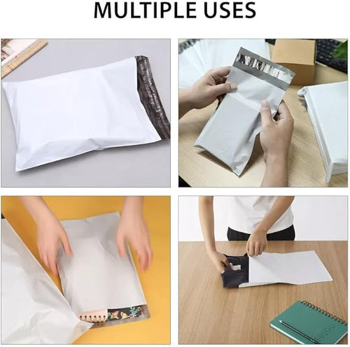 100 5x7 Poly Mailers Bags Inch Premium Envelopes Shipping Bag, Self-Seal, Waterproof, Privacy Opaque, Mailing Packaging Bags